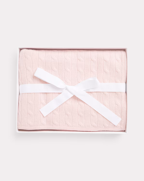 Cable-Knit Cashmere Blanket