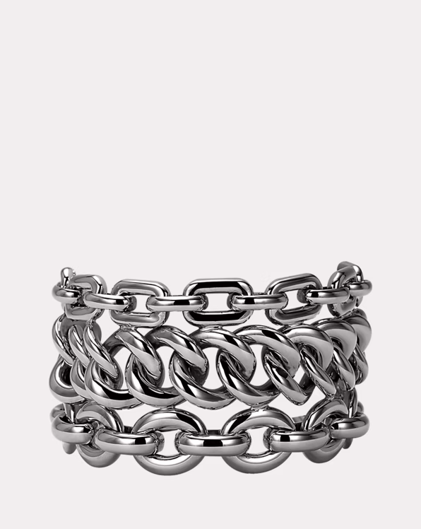 Sterling Silver 3-Chain Bracelet