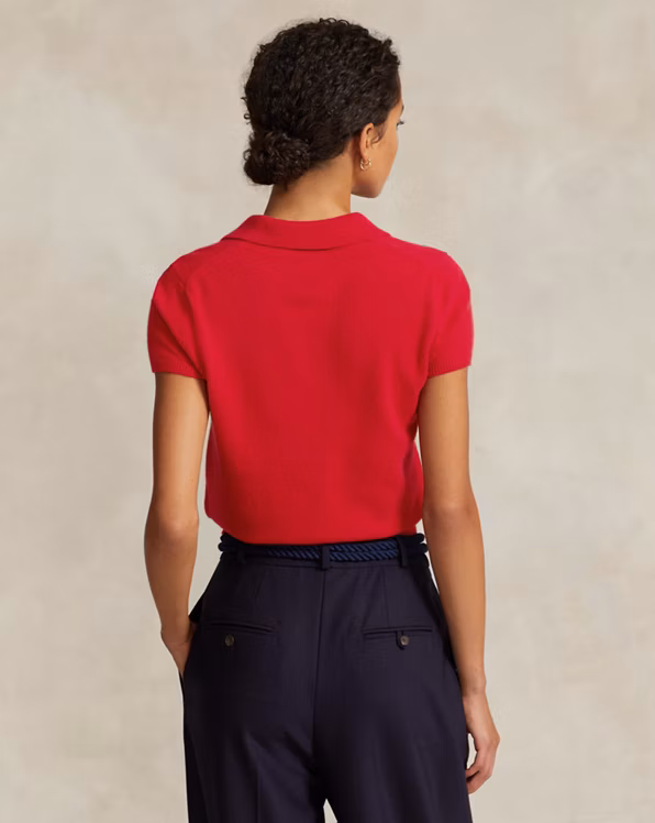 Slim Fit Cashmere Polo Shirt