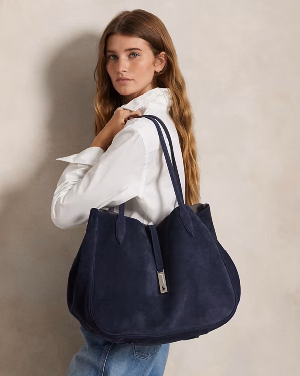 Polo ID Suede Large Tote