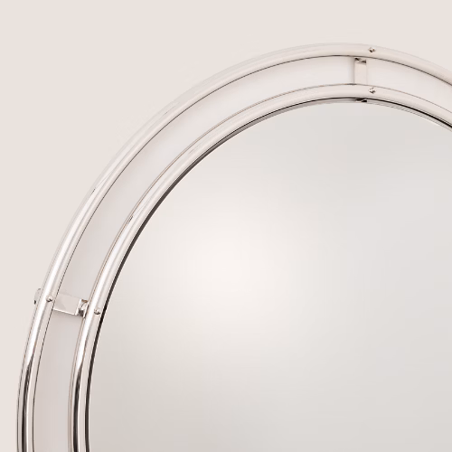 Tubular Bauhaus Wall Mirror