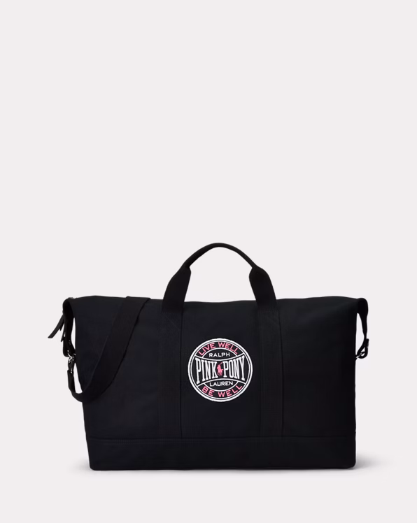 Pink Pony Canvas Duffel