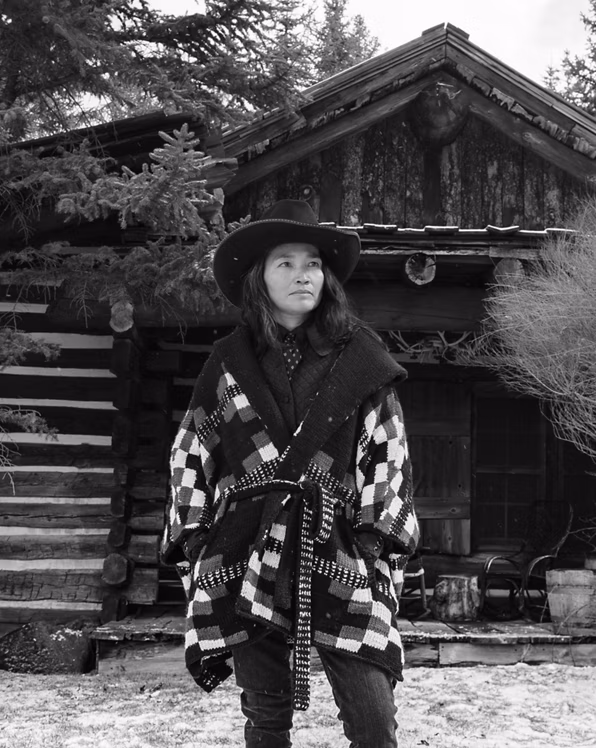 RRL x Zefren-M Hooded Wrap Cardigan