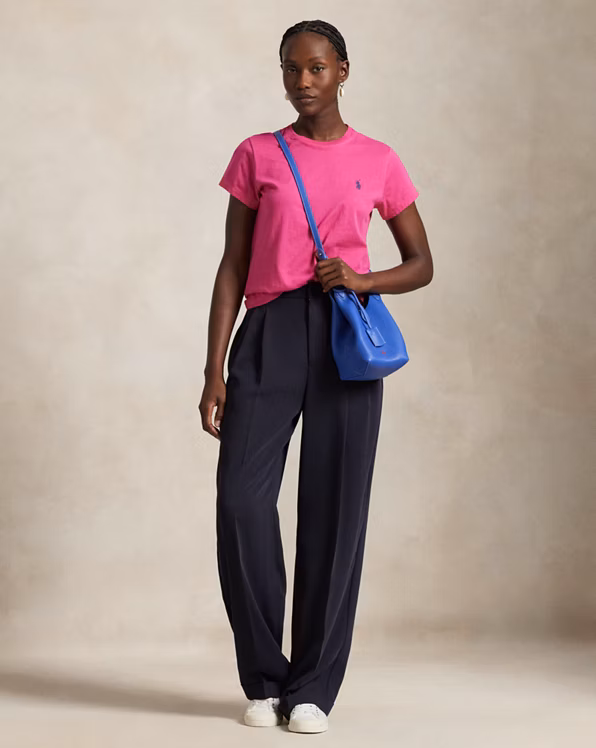 Cotton Jersey Crewneck T-Shirt