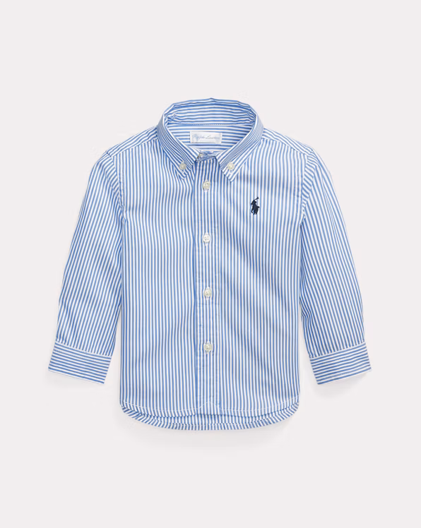 Striped Cotton Oxford Shirt