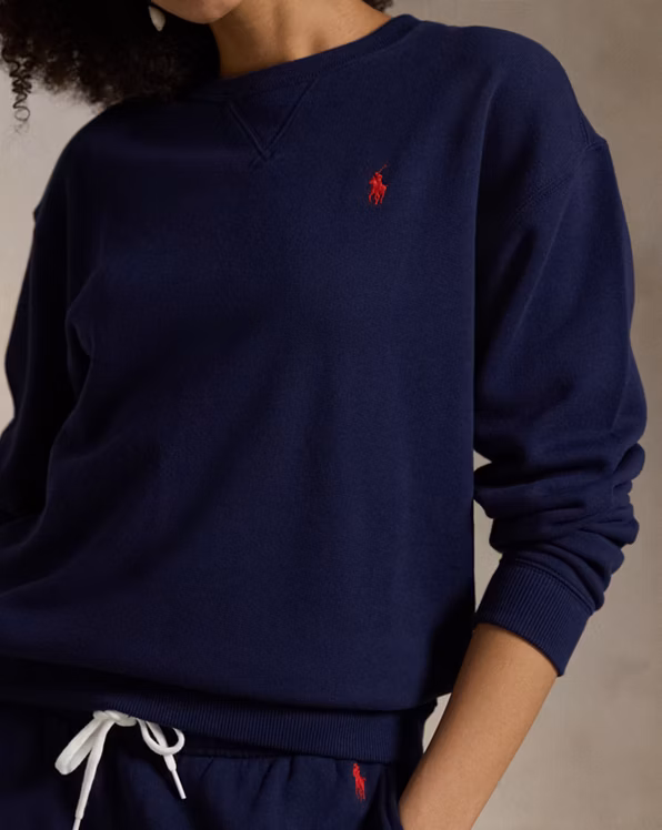 Lightweight Fleece Crewneck Pullover