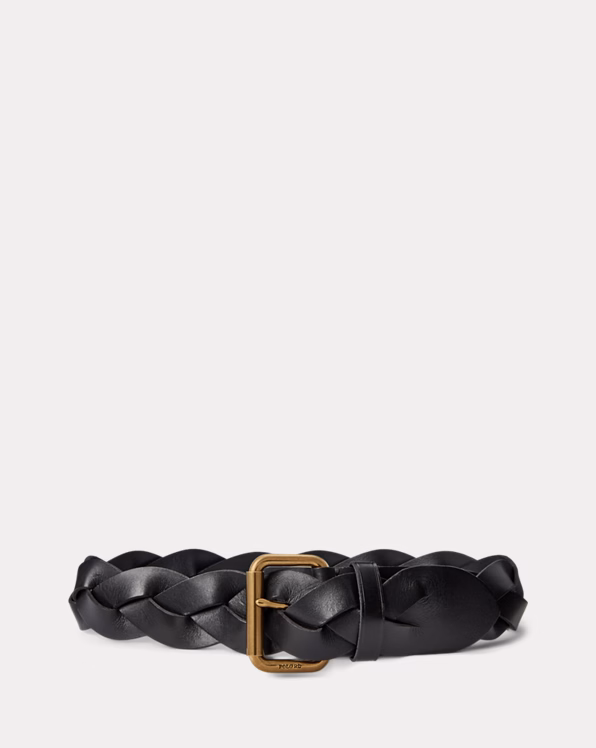 Braided Vachetta Leather Belt