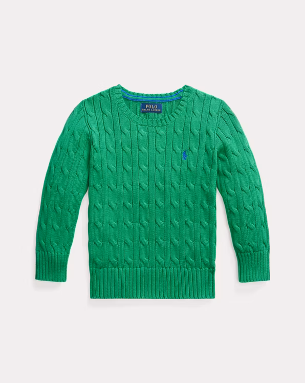 Cable-Knit Cotton Jumper