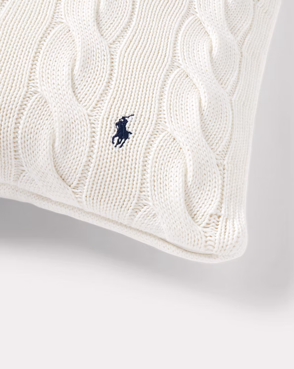 Hanley Cable-Knit Throw Pillow