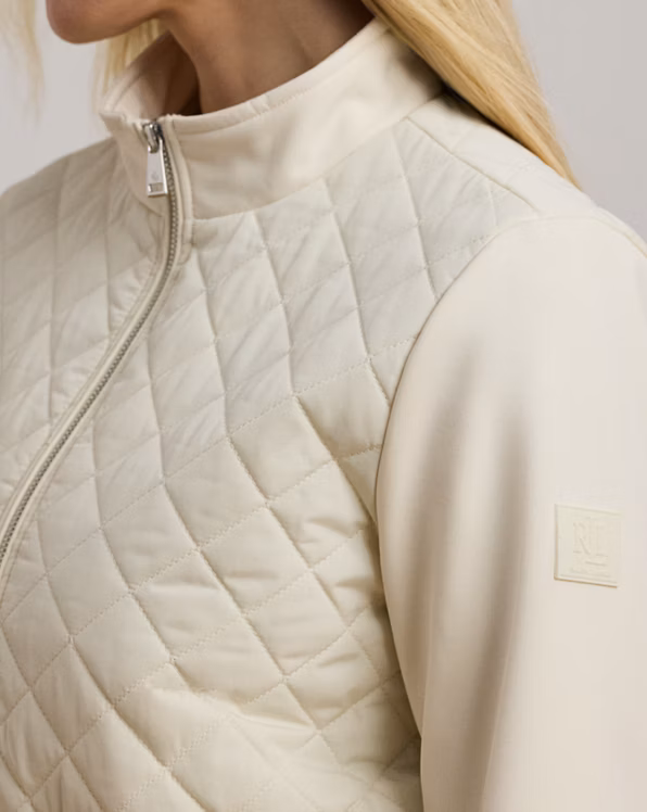 Diamond-Quilted Jacket