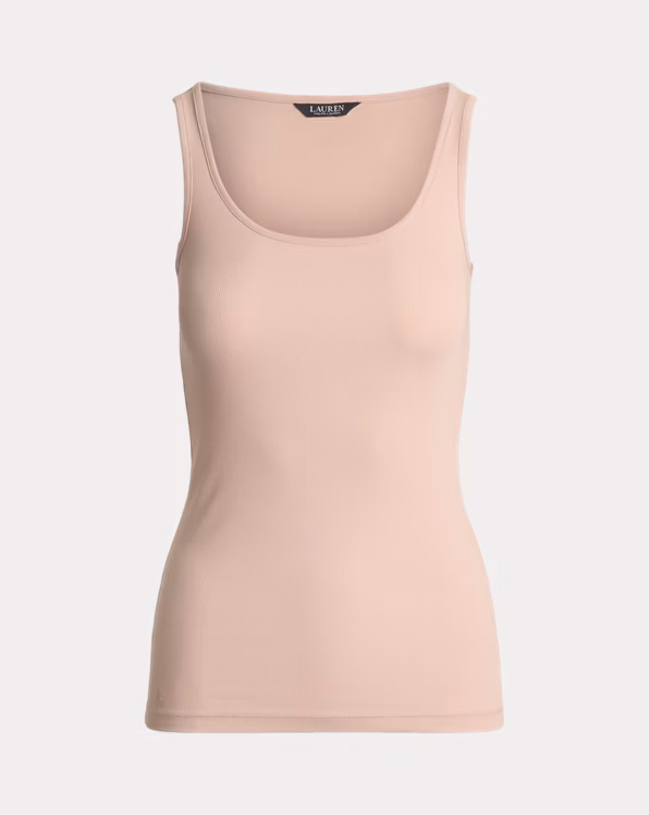 Stretch Cotton Tank Top