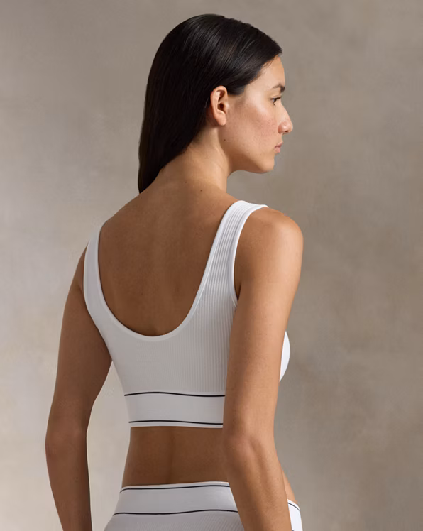 Seamless Cropped Scoopneck Tank