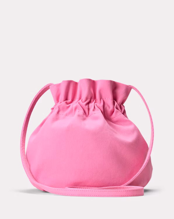 Big Pony Canvas Drawstring Bucket Bag