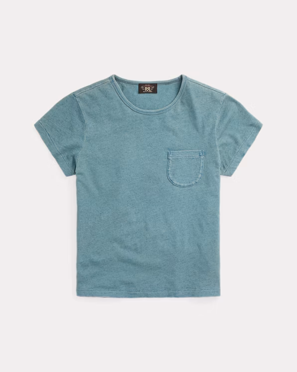Cotton-Linen Pocket Tee