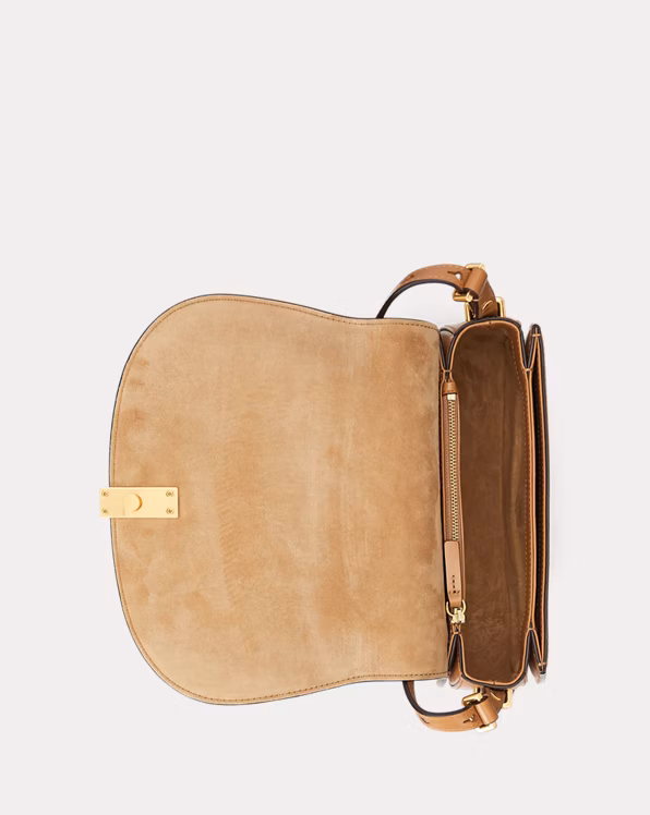 Polo ID Leather Saddle Bag
