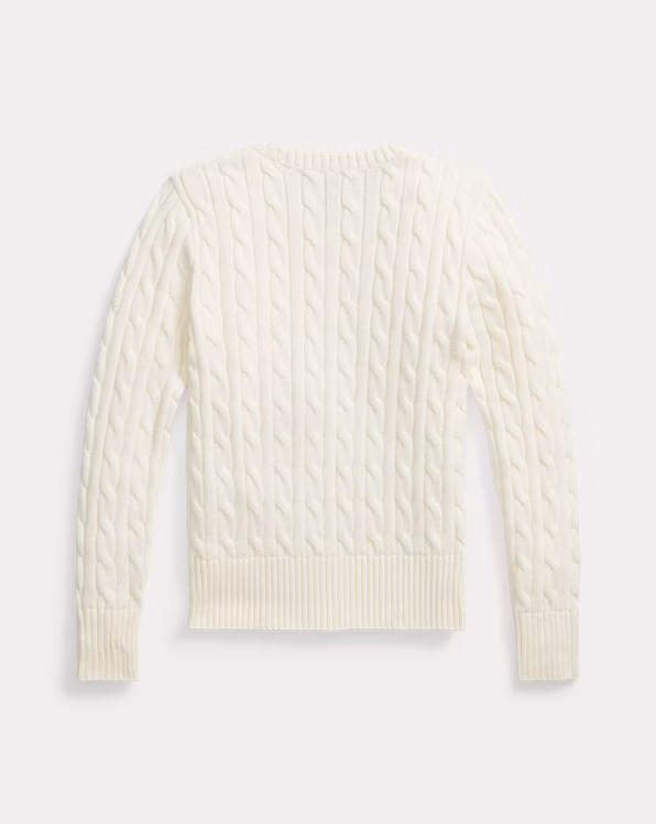 Cable-Knit Cotton Jumper