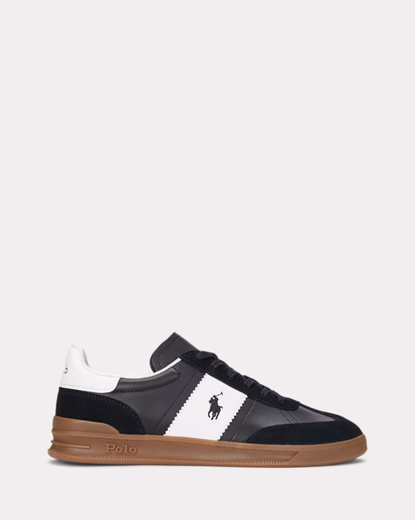 Heritage Aera Leather-Suede Trainer