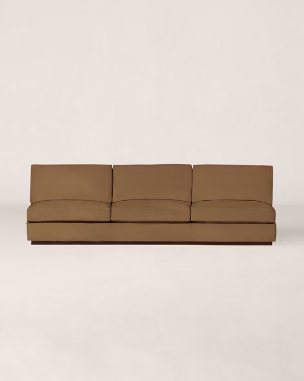 Desert Modern Three-Seat Armless Sofa