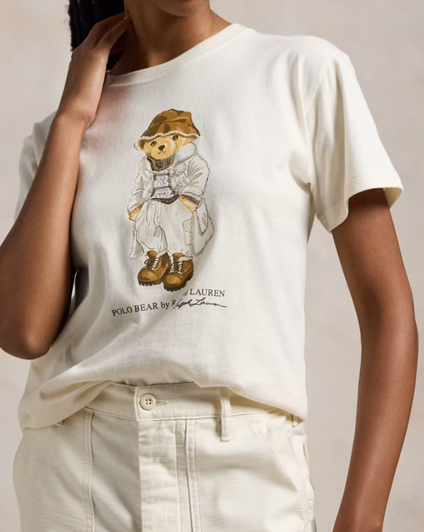 Polo Bear Cotton Jersey T-Shirt