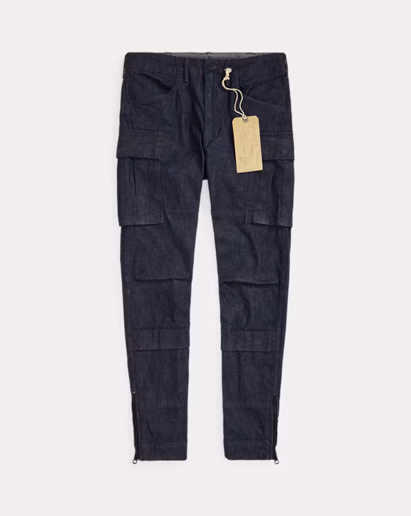 Stretch Skinny Denim Cargo Trouser