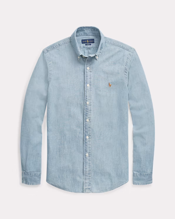 Slim Fit Chambray Shirt