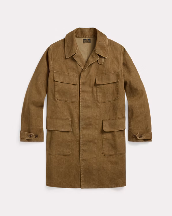 Bonded Linen Walking Coat