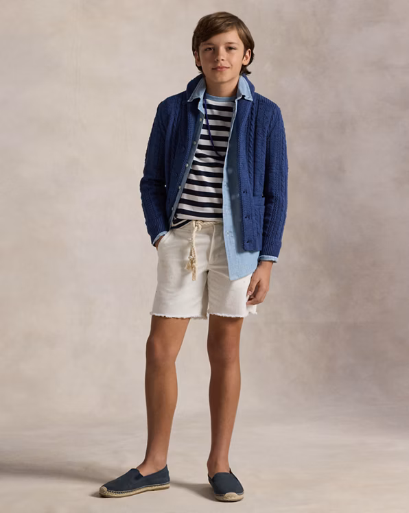 Anchor Cotton Shawl Cardigan