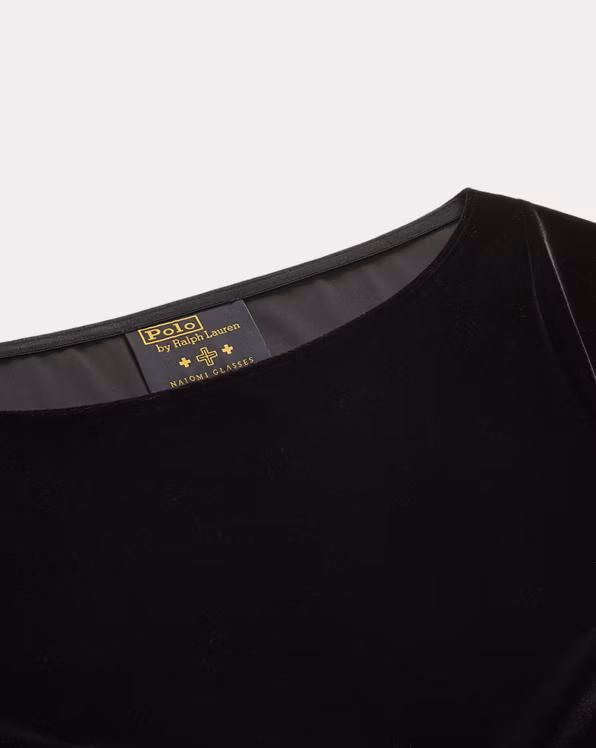 PRL x Naiomi Glasses Velvet Boatneck Top