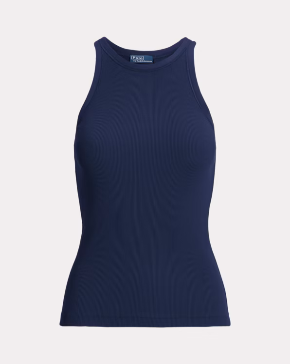 Rib-Knit Cotton Tank