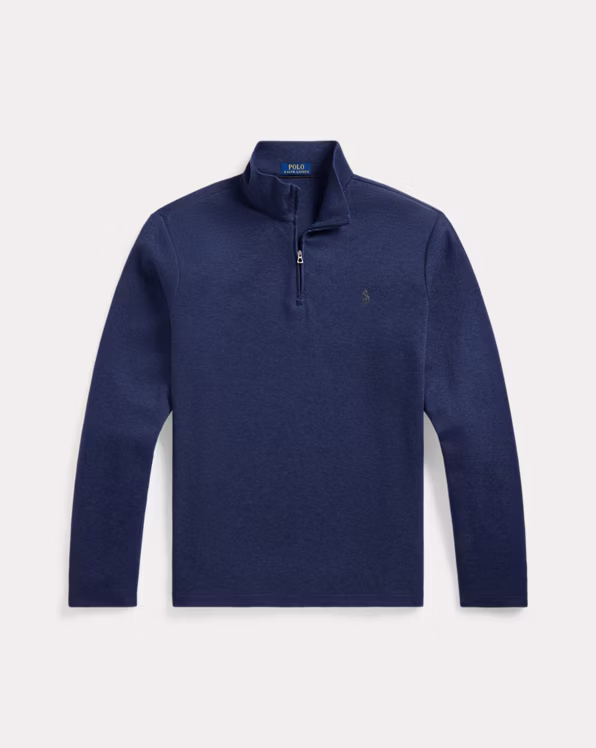 Jacquard Quarter-Zip Pullover