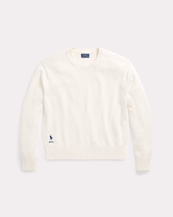 Cotton Crewneck Jumper