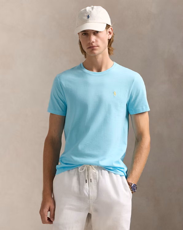 Custom Slim Fit Jersey Crewneck T-Shirt