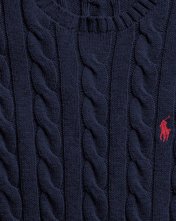 Cable-Knit Cotton Jumper