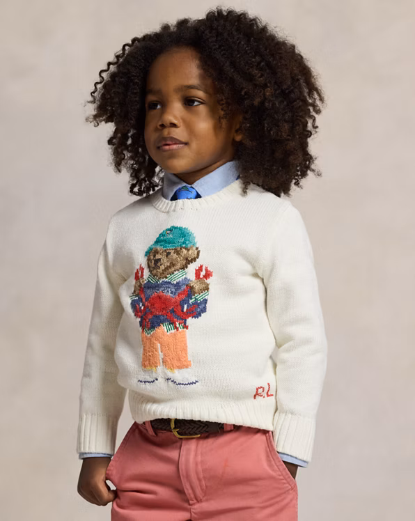 Polo Bear Cotton Jumper