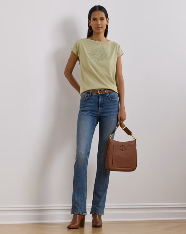 Embroidered Jersey Tee