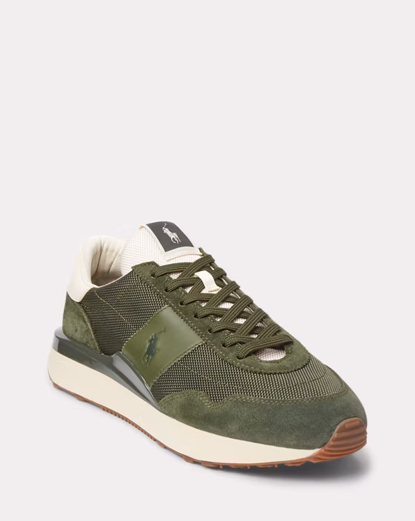 Train 89 Suede-Panelled Trainer