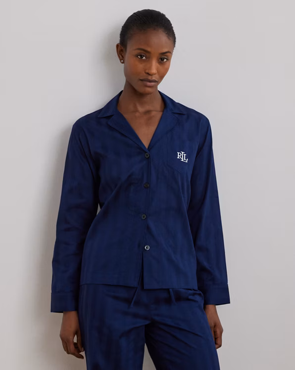 Shadow Stripe Cotton Sleep Set