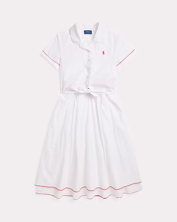 Cotton Poplin Boxy Top & Skirt Set