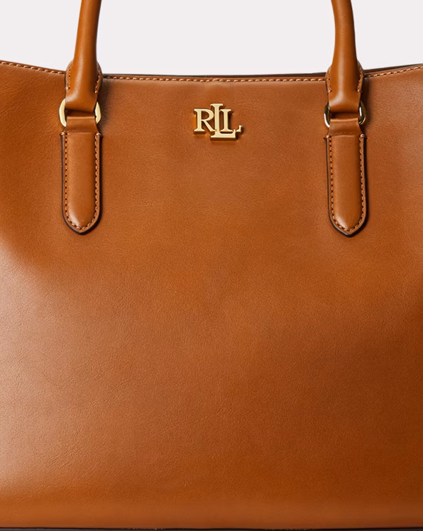 Leather Large Marcy Satchel
