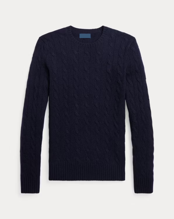 Cable-Knit Wool-Cashmere Jumper
