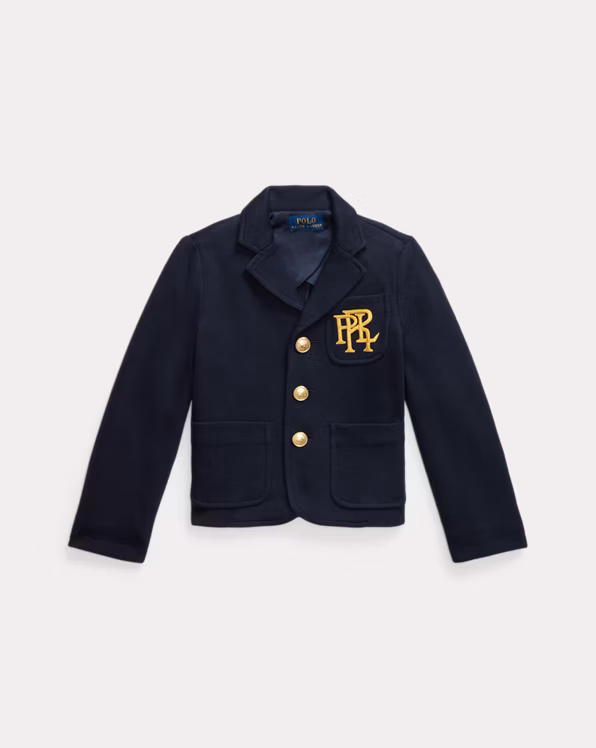 Logo Double-Knit Blazer