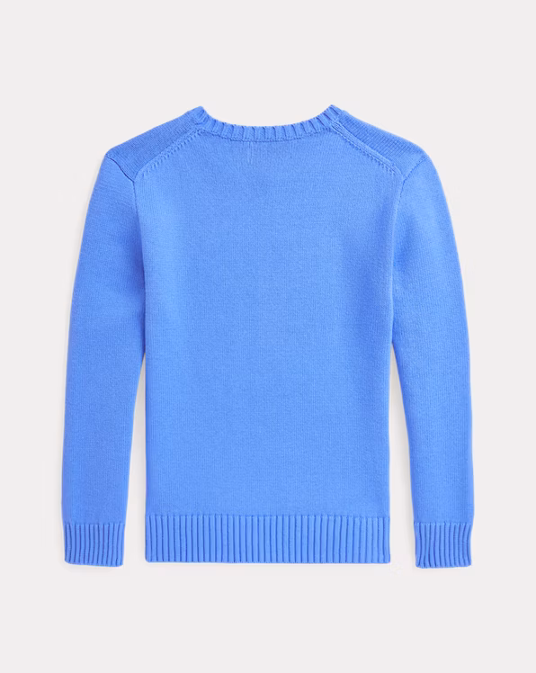 Dog-Intarsia Cotton Jumper