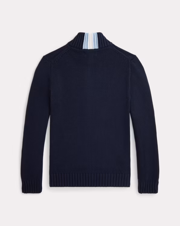 Cotton Full-Zip Jumper