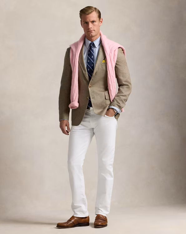 Polo Modern Herringbone Twill Blazer