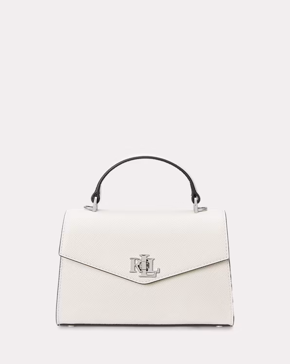 Crosshatch Leather Small Farrah Satchel