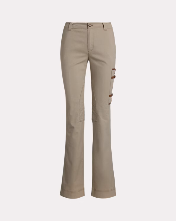 Cotton-Blend Twill Jodhpur Trouser