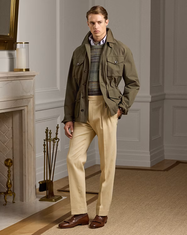 Gregory Hand-Tailored Twill Trouser