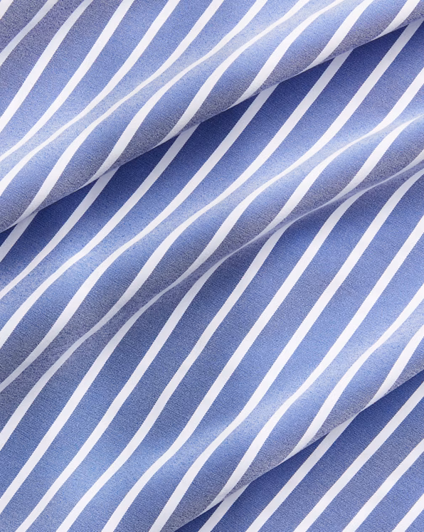 Wimbledon Striped Stretch Twill Shirt