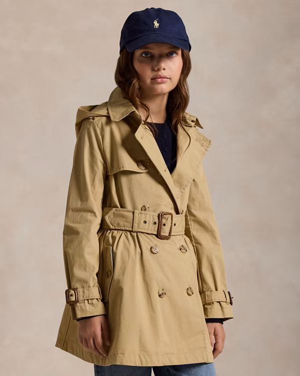 Hooded Trench Coat