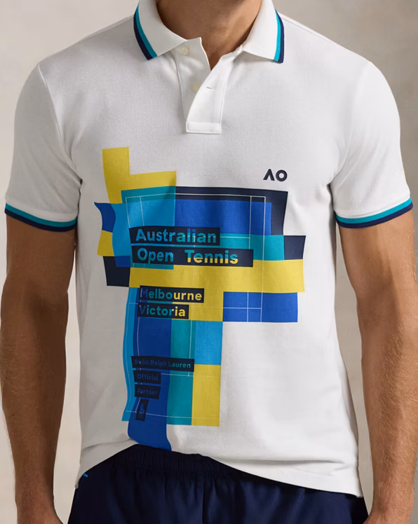 Australian Open Mesh Polo Shirt